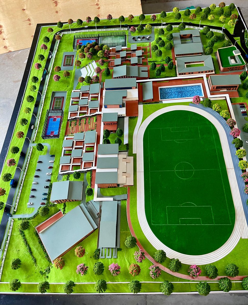 PHDmodelers's tweet photo. Check out our latest physical model for the KIGALI INTERNATIONAL COMMUNITY SCHOOL ( KICS )! 
This intricate design captures the essence of our vision. From the smallest details to the overall design masterplan,every aspect reflects our commitment to innovative design.#PHDModelers https://t.co/hZWIq2OmG2