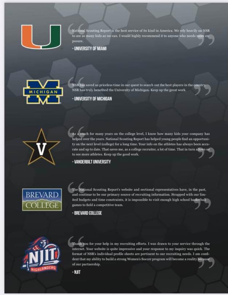 Are you good enough to play at the next level? Im looking for the top 7% Who’s next? #GetRecruited #NSR