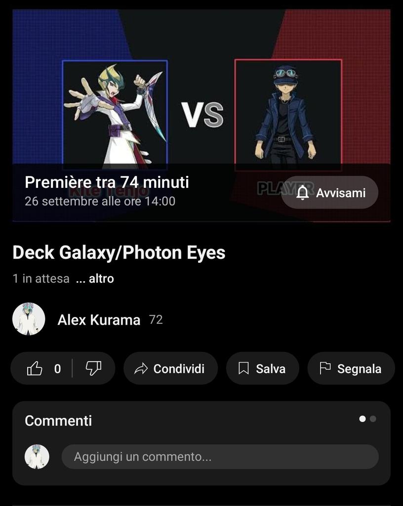 AlexKurama1's tweet photo. https://t.co/HKecoNS3XO

Nuova Profile in uscita 

Oggi alle 14:00

#Vtuber #ITA #YuGiOh! #YuGiTuber #Duellante #Intrattenitore #OCG #TCG #Divinità https://t.co/AiwkRJUHOH