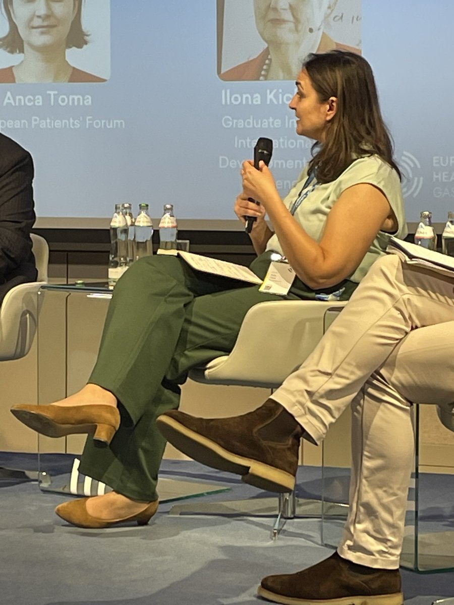 👏👏👏 to <a href="/Anca4health/">Anca Toma</a> from <a href="/eupatientsforum/">European Patients' Forum</a> for bringing in the thinking of participation of the society in social contracts to support patients more and better. #EHFG2024