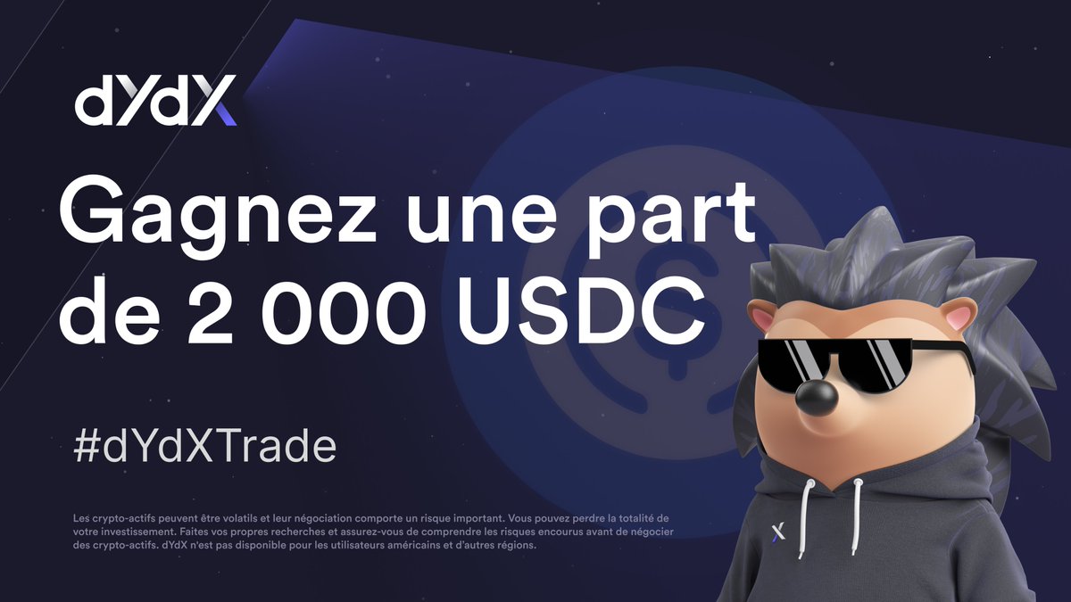 dYdX Francophone tweet media