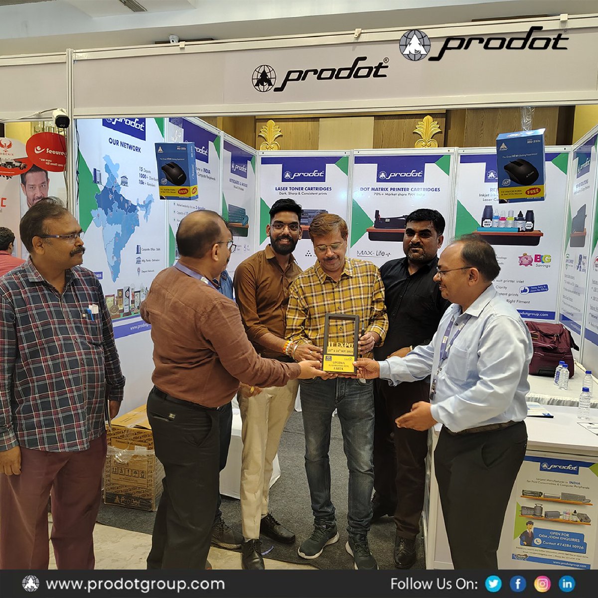 ProDotGroup's tweet image. Reflecting on Day 2 of IT Expo 2024
Prodot and G.R. Computers wowed us with their groundbreaking technological advancements. Exciting innovations that are shaping the future! Stay tuned for more highlights.

#ProDot #prodotofficial #prodotgroup