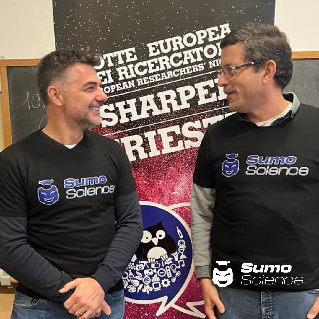 sharpernight's tweet photo. Torna Sumo Science! Il campionato nazionale in cui si sfidano a domande e risposte ricercatori e ricercatrici di università ed enti di ricerca delle città Sharper. 
@psiquadro 
#sharpernight #EuropeanResearchersNight #ern2024 #MSCAnight #ernitaly #MSCAction #HorizonEurope https://t.co/plWOJzZzQ4