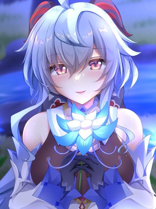 甘雨と想う、琉璃百合と
#原神 
