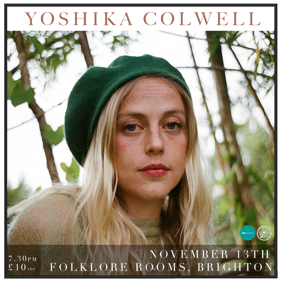 ⚡️NEW SHOW ANNOUNCEMENT⚡️

<a href="/yoshikacolwell/">Yoshika Colwell</a> comes to <a href="/folklorerooms/">The Folklore Rooms</a> for the very first time this November.

Tickets are available via the website NOW 🙏
seetickets.com/event/yoshika-…

FOLKLOREx