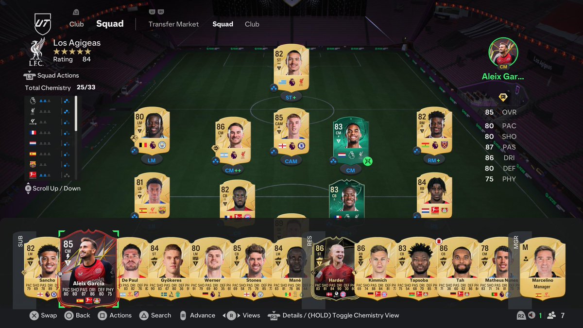 Ba2doi's tweet photo. @NealGuides Hello there! 
I play this formation if too
And I have a 442 transformed in 4222 on attacking, but I lack on passes, wich was my main type of play back in 24, what you recommend? https://t.co/YPm64PvFZM