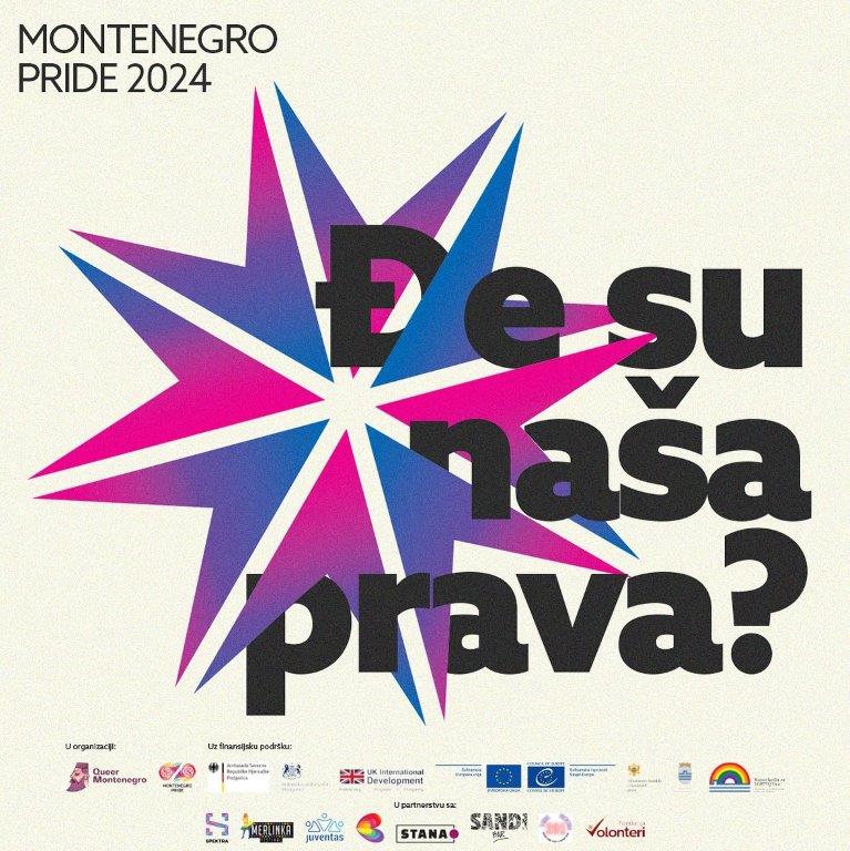 GERambMNE's tweet photo. In Podgorica, 28 September is Montenegro Pride Parade Day. 
The motto “Đe su naša prava” - “Where are our rights?” says it all: Everyone has the right to live authentically and without fear. See you at the parade! @QueerMontenegro https://t.co/ulZvVdJ1H1