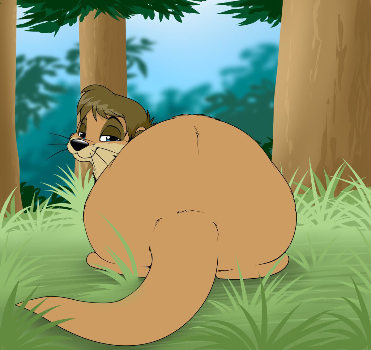Enricpenguin's tweet photo. An utterly loafbutt #digitalart https://t.co/8tfYDY3VSA