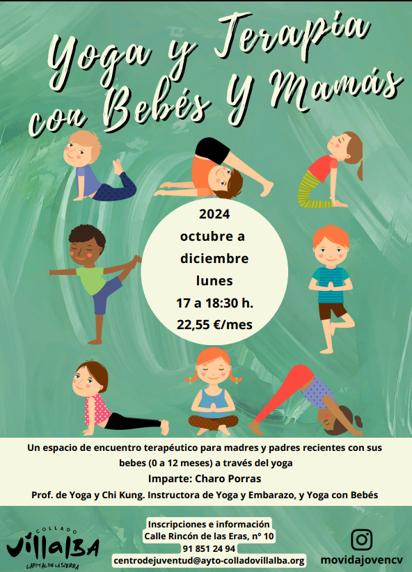 AMPAMBCV's tweet photo. Participa en este encuentro terapéutico para madres y padres recientes a través del yoga con sus bebes. Organizado por la Concejalía de Juventud e Infancia del @AyuntamientoCV https://t.co/Phh9tHc03F