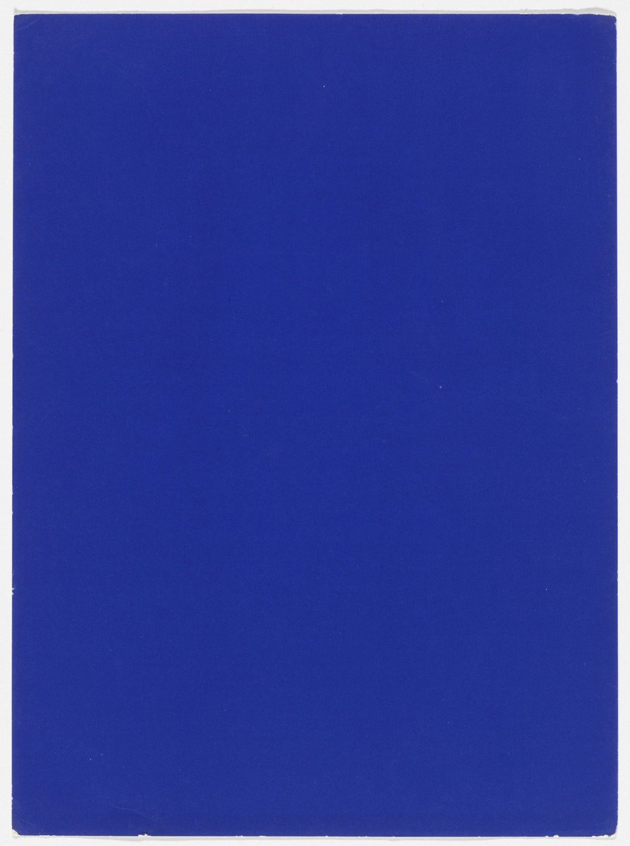 Andrew_loptar's tweet photo. Fra Angelico (1443) / Yves Klein (1961) https://t.co/Om8zFiuPFW