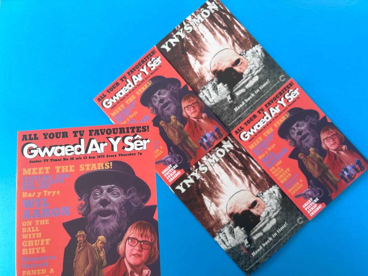 ExWhyZedPrint's tweet image. 🚀 Retro Revival in Print! 🚀

We had an absolute blast bringing the vibrant world of 1970s Welsh TV back to life with @matchbox_cineclub Their latest project, is an A5 programme booklet packed with bold colours and a nostalgic design.

#ZinePrinting #A5Booklets #CreativePrinting
