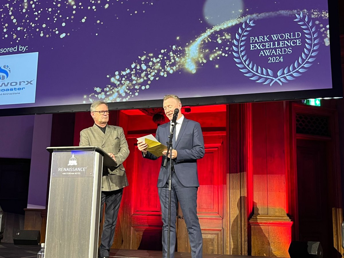 Day 2 of IAAPA was jam packed full of inspiring events and brilliant meetings. 

We attended The Park World Excellence awards and receive a Highly Commended award for our attraction Barbie Ultimate Road Trip for best FEC! 🛵💨 

 #lAAPAEXPO