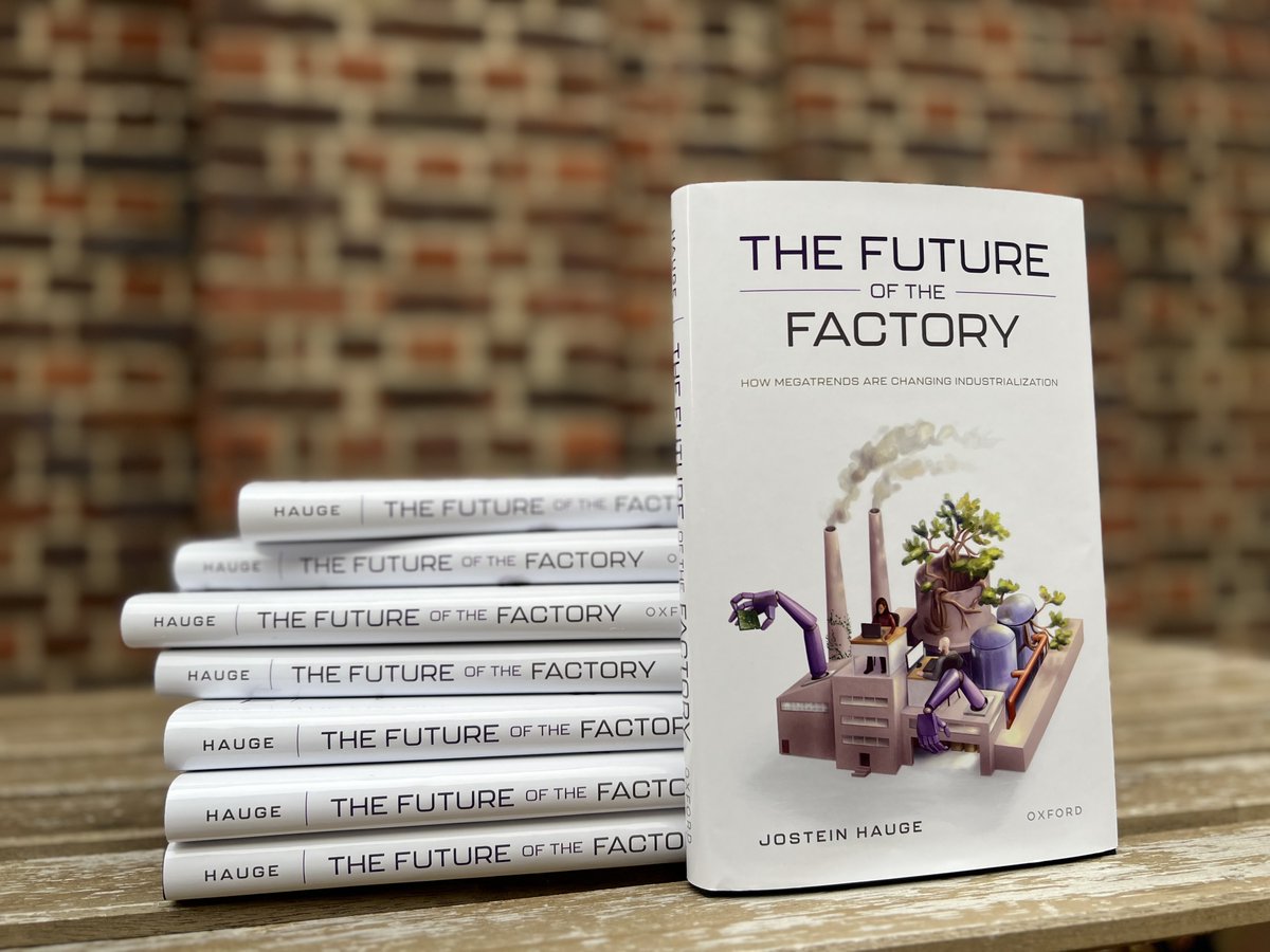 haugejostein's tweet photo. I'm very pleased to share that you now have online access to all individual chapters of my book, The Future of the Factory.

Access here: https://t.co/zHJUv4ZJzJ