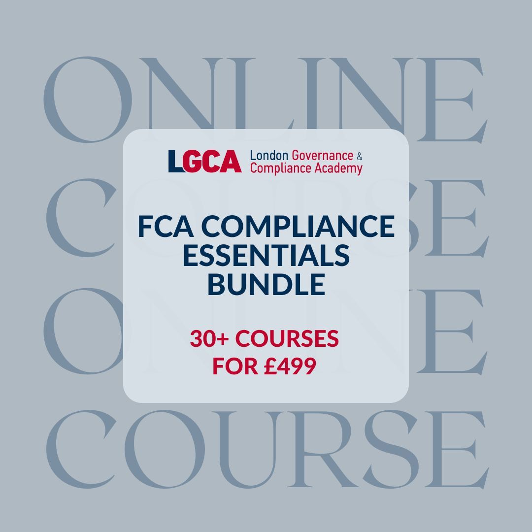 LGCA_UK's tweet photo. 🚀 Start your compliance journey with our FCA Compliance Essentials Bundle! 🚀

Access 30+ self-paced eLearning courses for just £499.00. Master key UK regulations and stay ahead in compliance. Ideal for beginners or pros!

Learn More and Register Here | https://t.co/F9GpuL8BFi https://t.co/LimrDxhigJ