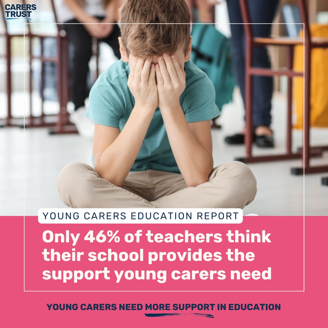 As a country, we need to do better for young carers!

Young carers juggle so much - they deserve to be fully supported in education.

Find more alarming results in our major study as well as solutions: carers.org/yceducation