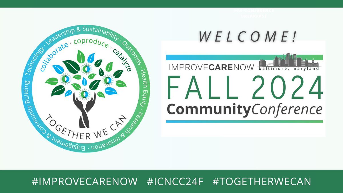 ImproveCareNow's tweet photo. Hello, Improvers ๐ ๐ Welcome to #ICNCC24F #TogetherWeCan #Collaborate #Coproduce #Catalyze #AllTeach #AllLearn https://t.co/OfIroX17Pa