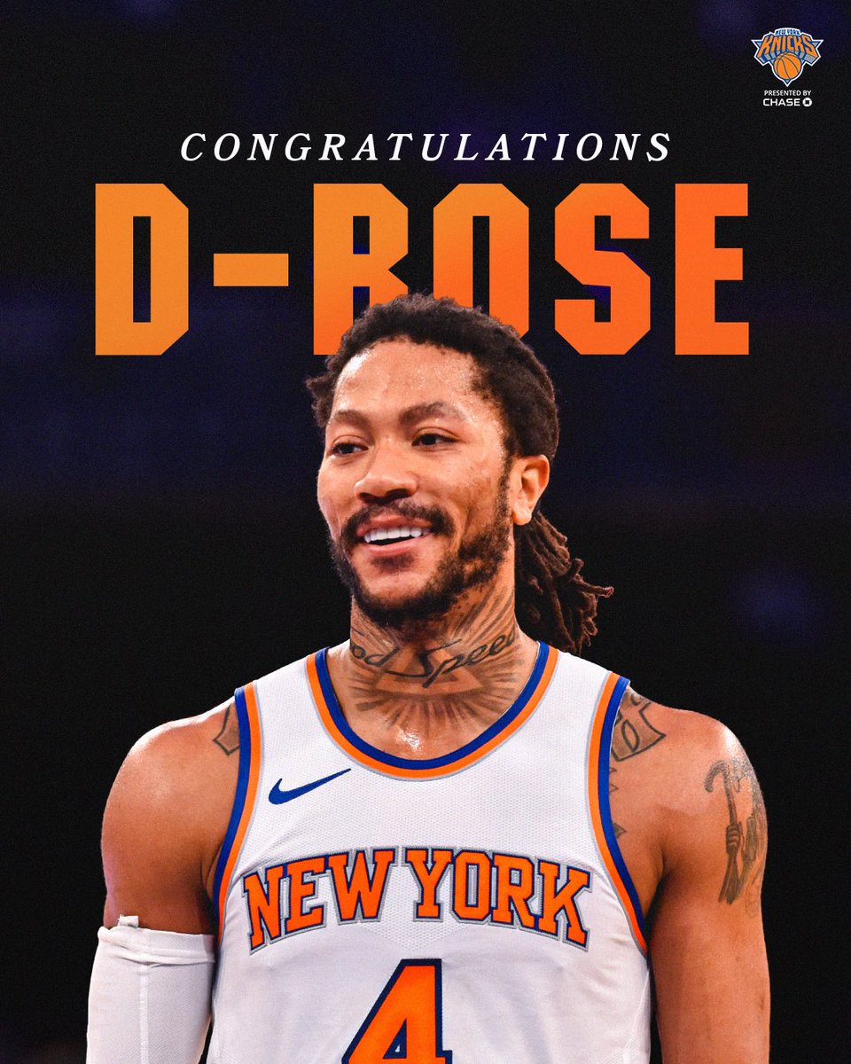 nyknicks's tweet image. The Garden’s Rose 🌹
Best of luck in your next chapter