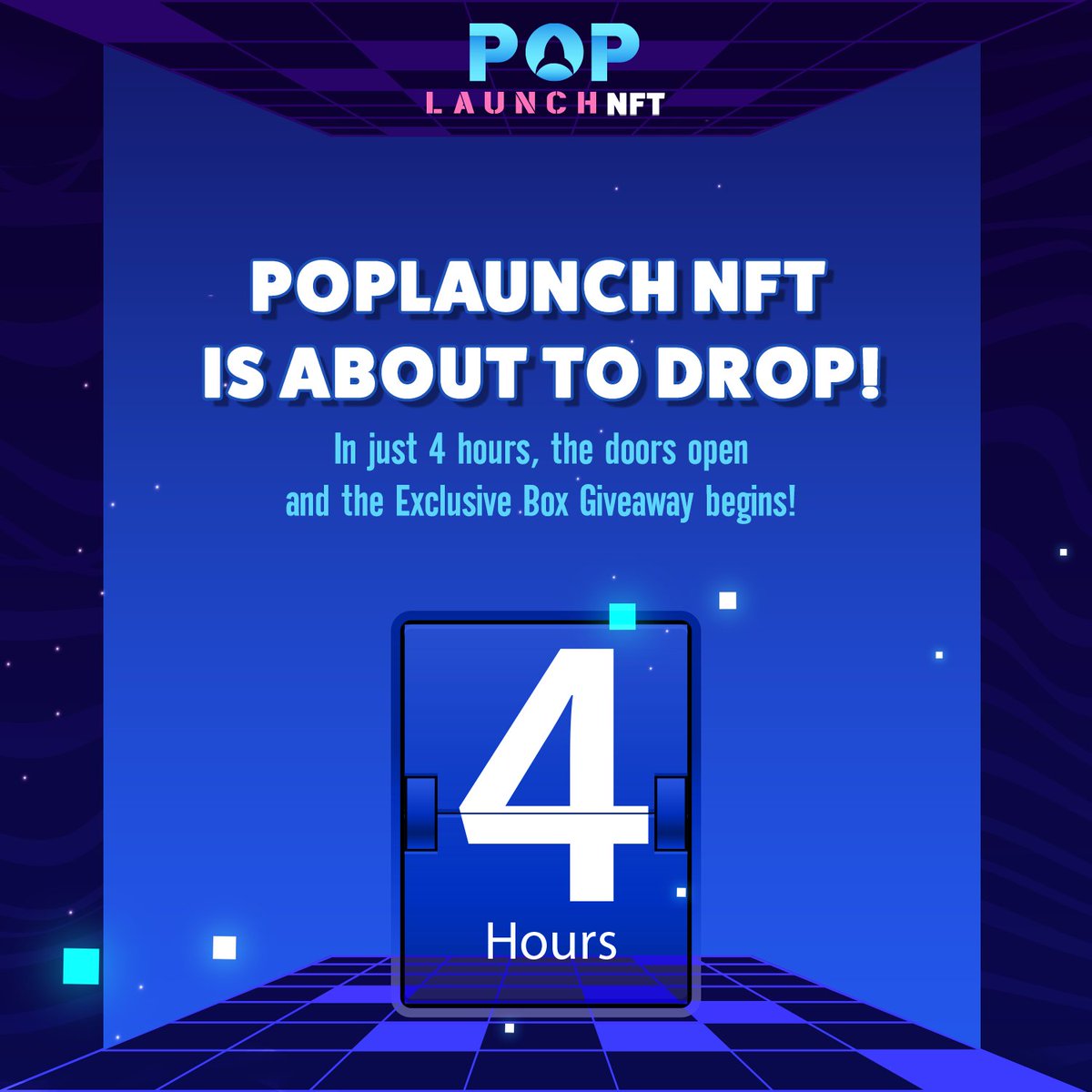 🌪 Just 4 Hours Left! 🌪

👀 We’re not waiting for tomorrow—PopLaunch NFT is launching tonight! Why wait when you can start earning now?

🍀 See you soon at launch! 🚀

#PopNFT #PopLaunchNFT #NFTonTON #Fusion #Poplaunch #NFT #TON #Telegram