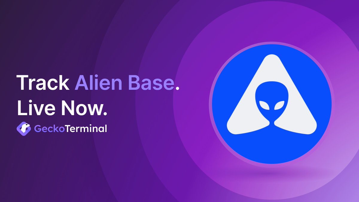 GeckoTerminal's tweet image. Now Tracking @AlienBaseDEX on Base.

Alien Base is a decentralized exchange (DEX) offering fast, secure swaps, and easy token launches. Using Epsilon technology, it aggregates pools on @base, ensuring cost-effective swaps.

👉geckoterminal.com/base/alien-bas…