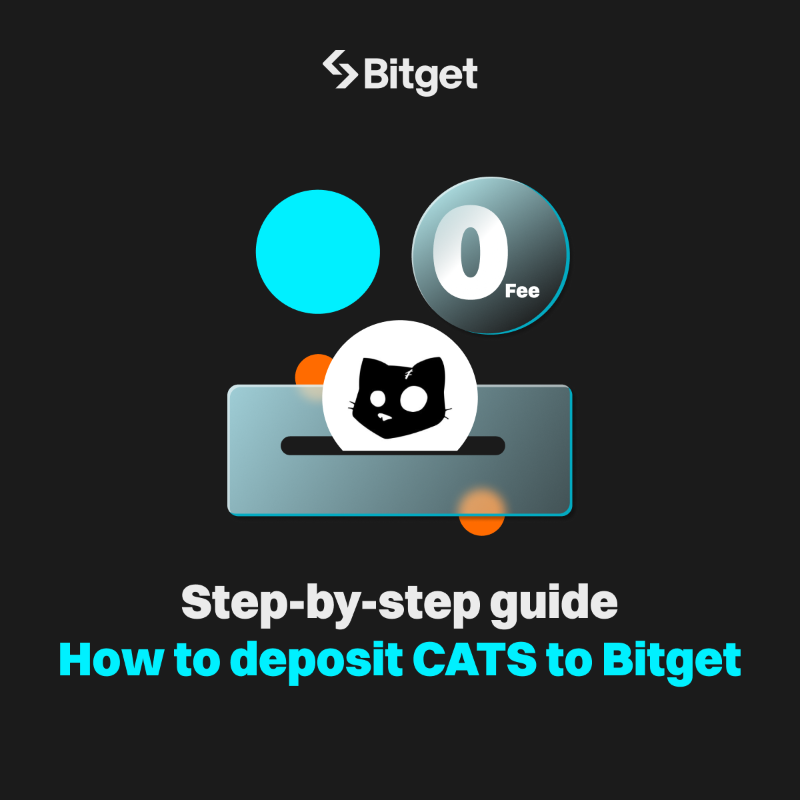bitget's tweet photo. Meow~ $CATS pre-deposit is available on #Bitget with 0 gas fees! 🐾😼

⏳ Only 5 days left! The first 200,000 users will win 30,000 extra $CATS! @Cats_telegram

Find out how👇

#CATSlistBitget