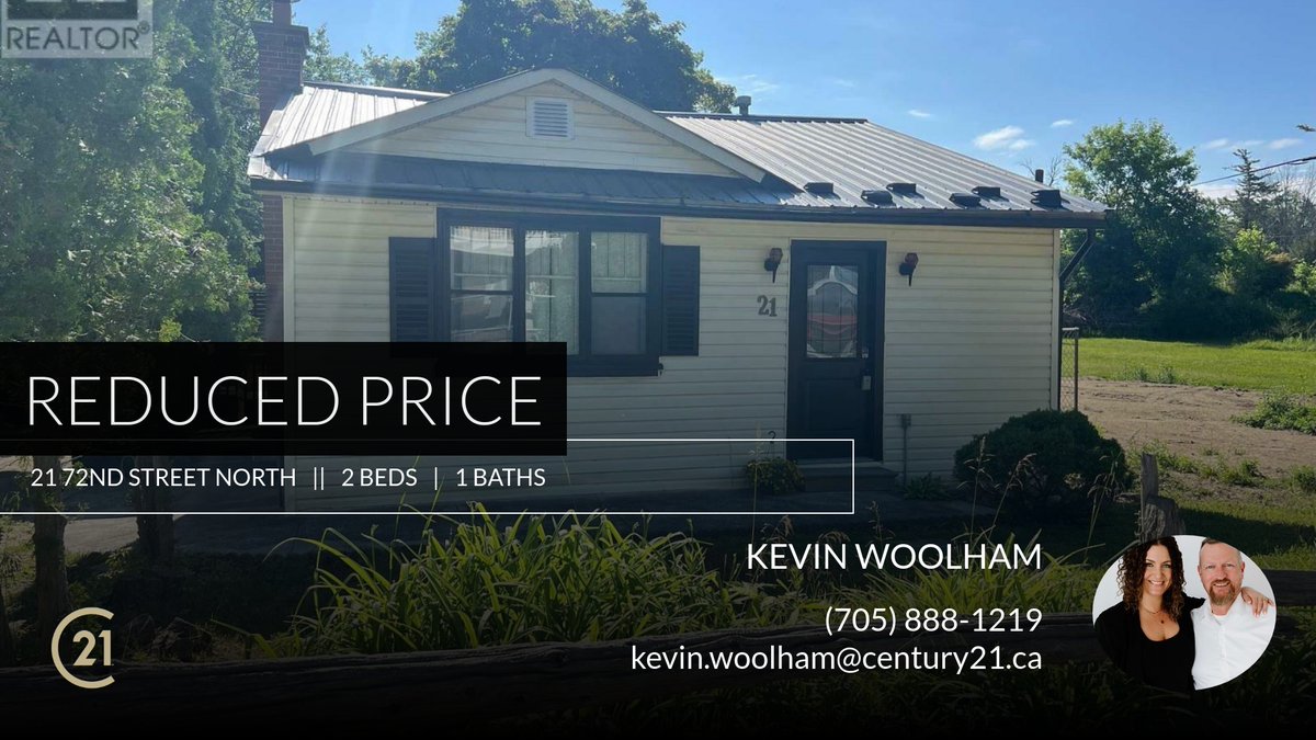 kevinwoolham's tweet photo. 🏠 Property Reduced 🌟 Century 21 Millennium Inc Professionals always deliver the Gold Standard in Real Estate. Call for more information (705) 445-5640.
#C21 #GoldStandard #NewPrice

#YourLocalConnectionTeam https://t.co/agzX7CgRjH https://t.co/T72lxoLbtD