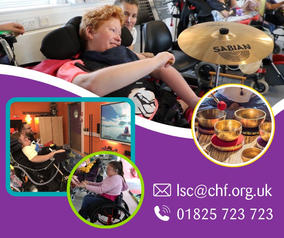 Chailey Heritage Foundation (@chaileyheritage) on Twitter photo Don't miss out on our exciting LSC sessions! 🎉
Join us for new activities; Tech Tuesdays, Dance Therapy, Sound Baths & Additional Music Therapy 🎵
Classes are now in session! Email us at lsc@chf.org.uk or call 01825 723 723 to book your spot!
#ChaileyHeritage #LSC #New Don't miss out on our exciting LSC sessions! 🎉
Join us for new activities; Tech Tuesdays, Dance Therapy, Sound Baths & Additional Music Therapy 🎵
Classes are now in session! Email us at lsc@chf.org.uk or call 01825 723 723 to book your spot!
#ChaileyHeritage #LSC #New