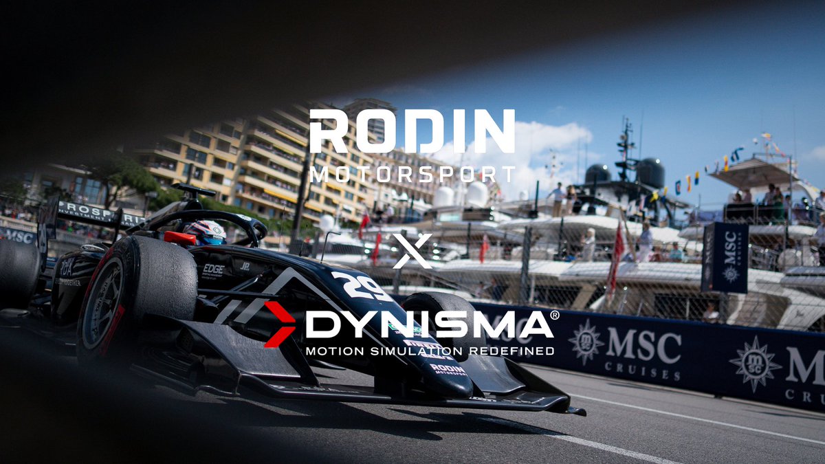 RodinMotorsport's tweet photo. We are excited to announce that we have signed an agreement with Dynisma Ltd, who will supply their ground-breaking, world-leading simulator technology to the team for our race preparation 🏎️📈
🔗 https://t.co/82Ex5Zt55a
#RodinMotorsport @RodinCars https://t.co/moZJQtCIWY