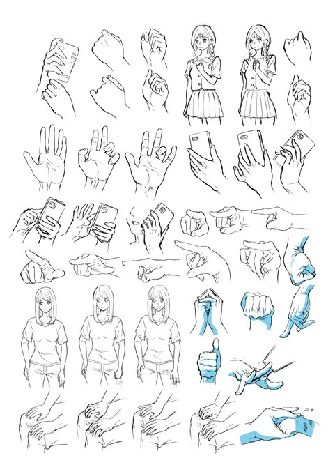 「加々美高浩がもっと全力で教える「スゴい手」の描き方」より。 101ページ目、お疲れ様でした。 