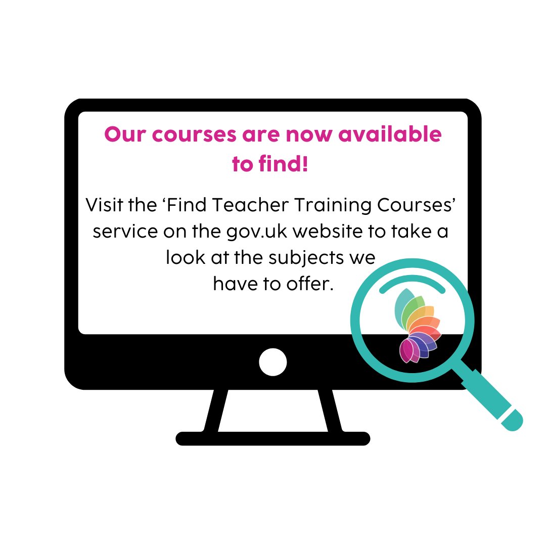 Our teacher training courses for 25-26 are now available to find. 

Head to …acher-training-courses.service.gov.uk to see the subjects we have on offer, and kick start your career in teaching today ✨

#thesheffieldscitt #getintoteaching #teachertraininguk