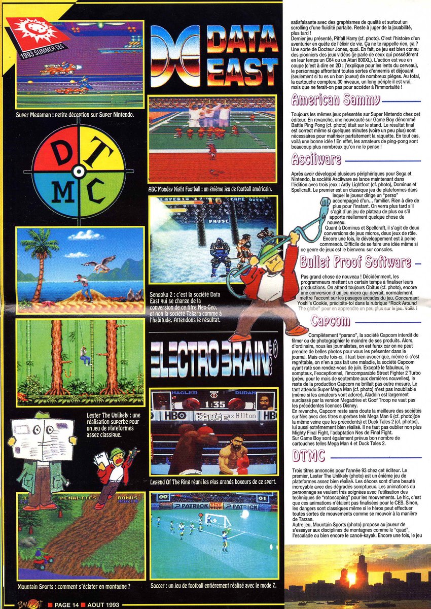 AllmightoFranky's tweet photo. On poursuit le #Nintendo Show au CES de Chicago avec #DataEast et #GameTek entre autres!! 3/5 https://t.co/gZAY8CygUN