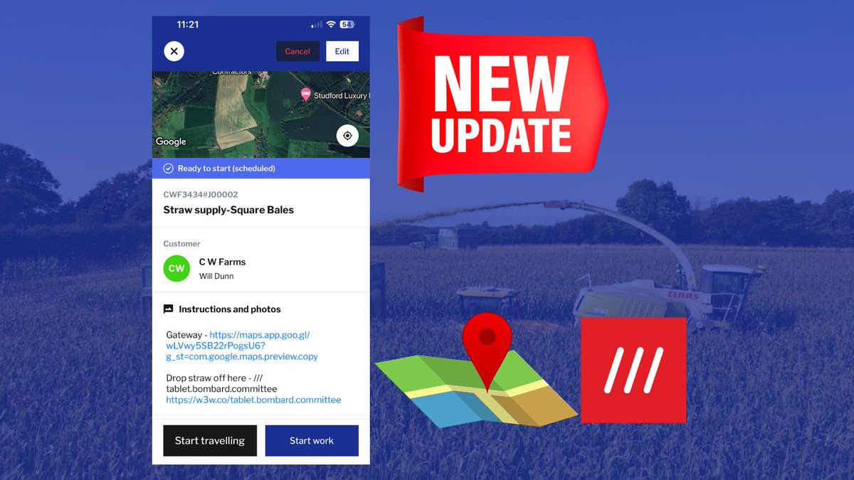 NEW UPDATE RELEASED ✅
Featuring:
- Improved time calculations for team jobs
- Significant speed improvements across the whole system
- Ability to add URL links in job instructions and notes, making share pin drops from third party apps easy!
- General bug fixes