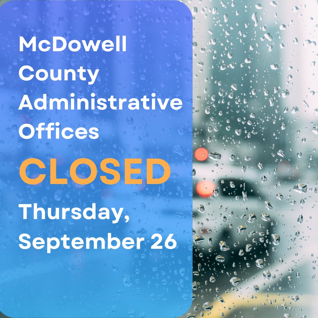 McDowell County, NC Government tweet media