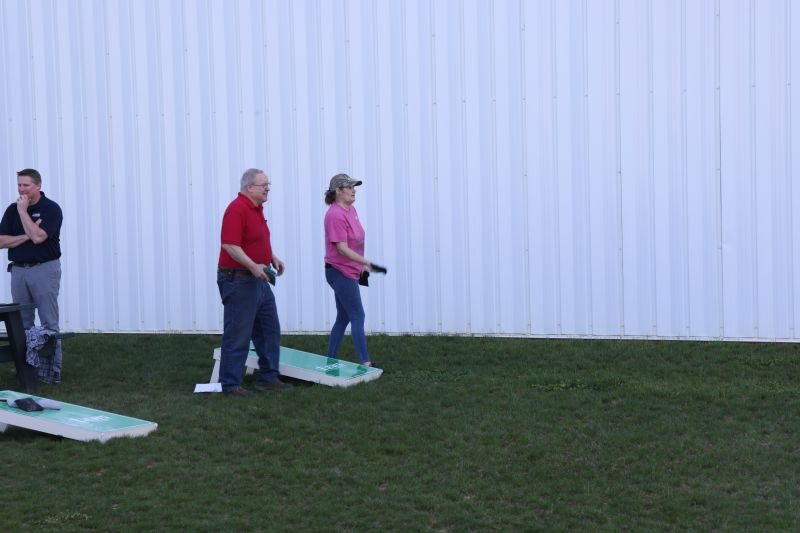 LevisBuildComp's tweet image. Our annual Levi&apos;s game day was a success! Employees had a blast with air hockey, cornhole, and HORSE! #GameDayFun #TeamSpirit