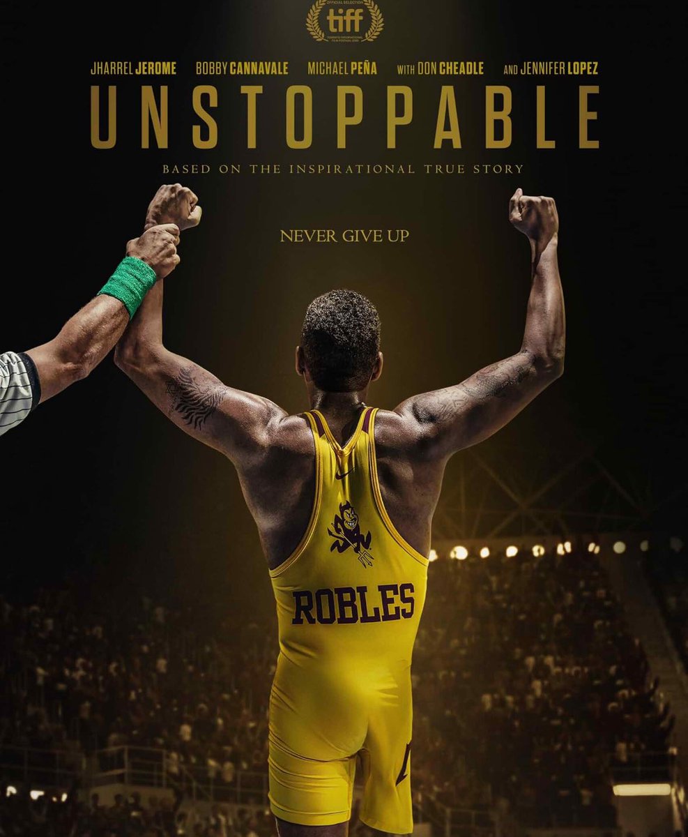 TheSportsFilms's tweet image. Unstoppable (2024) is a semi-documentary about Anthony Robles who was born with one leg &amp;amp; became a wrestling champion at Arizona State University in 2011.
#wrestling 
#anthonyrobles
#arizonastateuniversity
#theesportsfilms
#sportincinema
#sportinfilm
#sports
#films
#sportsfilms