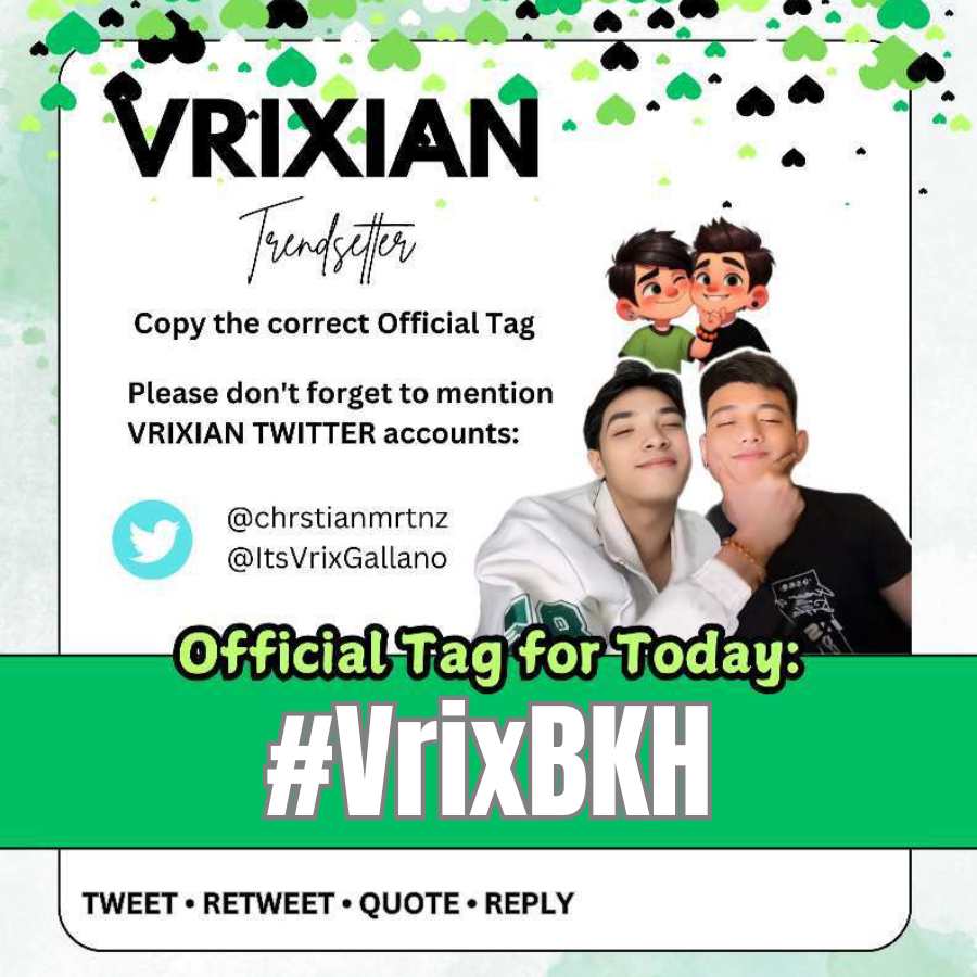 Ito na yong pinakhihintay ng lahat guys ready naba kayo ? 

exact 00:01 AM ilalabas na yong song ni Daddy V Grabe Ready naba ang spotify, itunes youtube niyo ? 
 
For now While waiting Please use our official hashtag and dont forget to mention <a href="/ItsVrixGallano/">Vrix Gallano</a> 

#VrixBKH