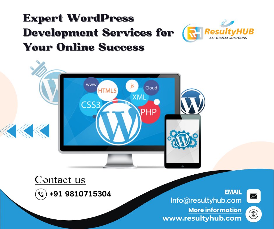 info_resultyhub's tweet image. ResultyHub provides affordable #wordpressdevelopmentservices tailored to meet your needs. Our expert team specializes in creating user-friendly websites that enhance your online presence.  resultyhub.com/wordpress-deve… 
 #wordpressdevelopment #wordpressdevelopmentcompany