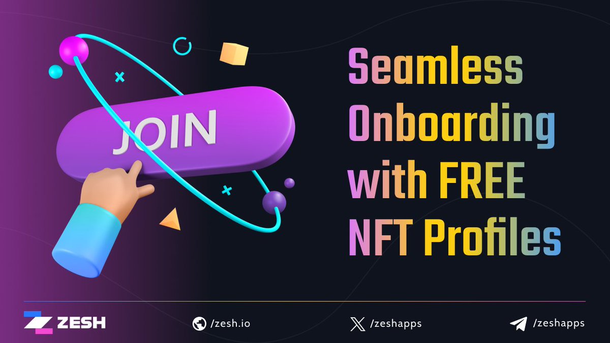 Seamless Onboarding with FREE NFT Profiles - Users often find setting up a crypto wallet and joining a Web3 community complex &amp; challenging. 

Zesh simplifies onboarding with the Zesh ID and account abstraction. Thanks to SKALE’s gasless experience, we create FREE NFT Profiles