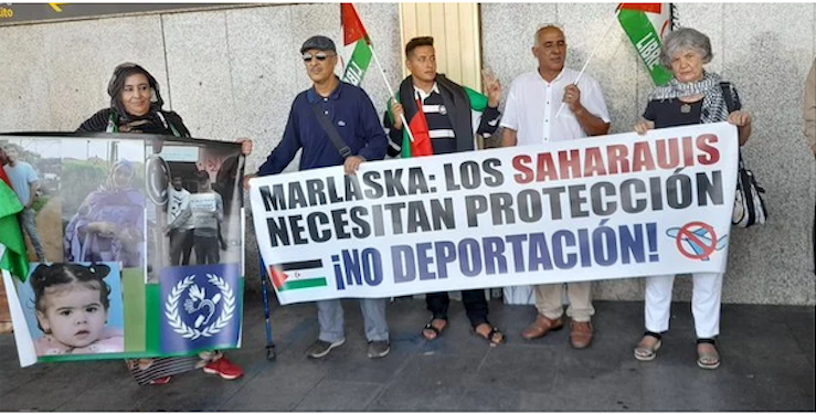 LQSomos's tweet photo. El viernes 27, última opción de apoyar a los solicitantes de asilo saharauis https://t.co/IK4WlKtab6 #SaharaLibre #FreeSahara #LibertadPresosSaharauis
#SaharaHurra #AsiloYA! https://t.co/yHUFSxeAsU