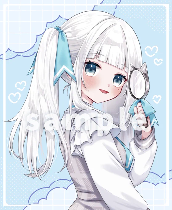 リクエストありがとうございました!衣装のバージョン違いどれも可愛らしくて悩みましたがやっぱりツインテール最強 #すいりうむ #Skeb