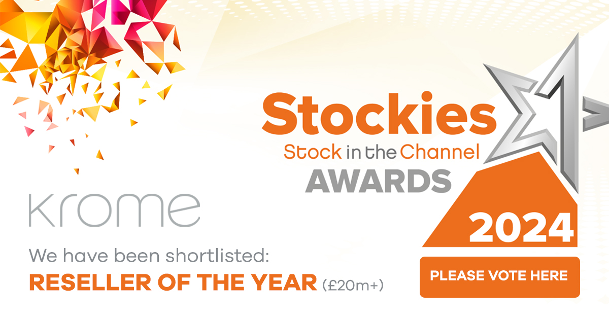 KromeTech's tweet image. We're excited to announce that we've been shortlisted for Reseller of the Year (Turnover £20m+) at the #Stockies 2024! To cast your vote visit stockies.co.uk/vote and select the Specialty Category: Reseller of the Year (Turnover £20m+). We really appreciate your support!