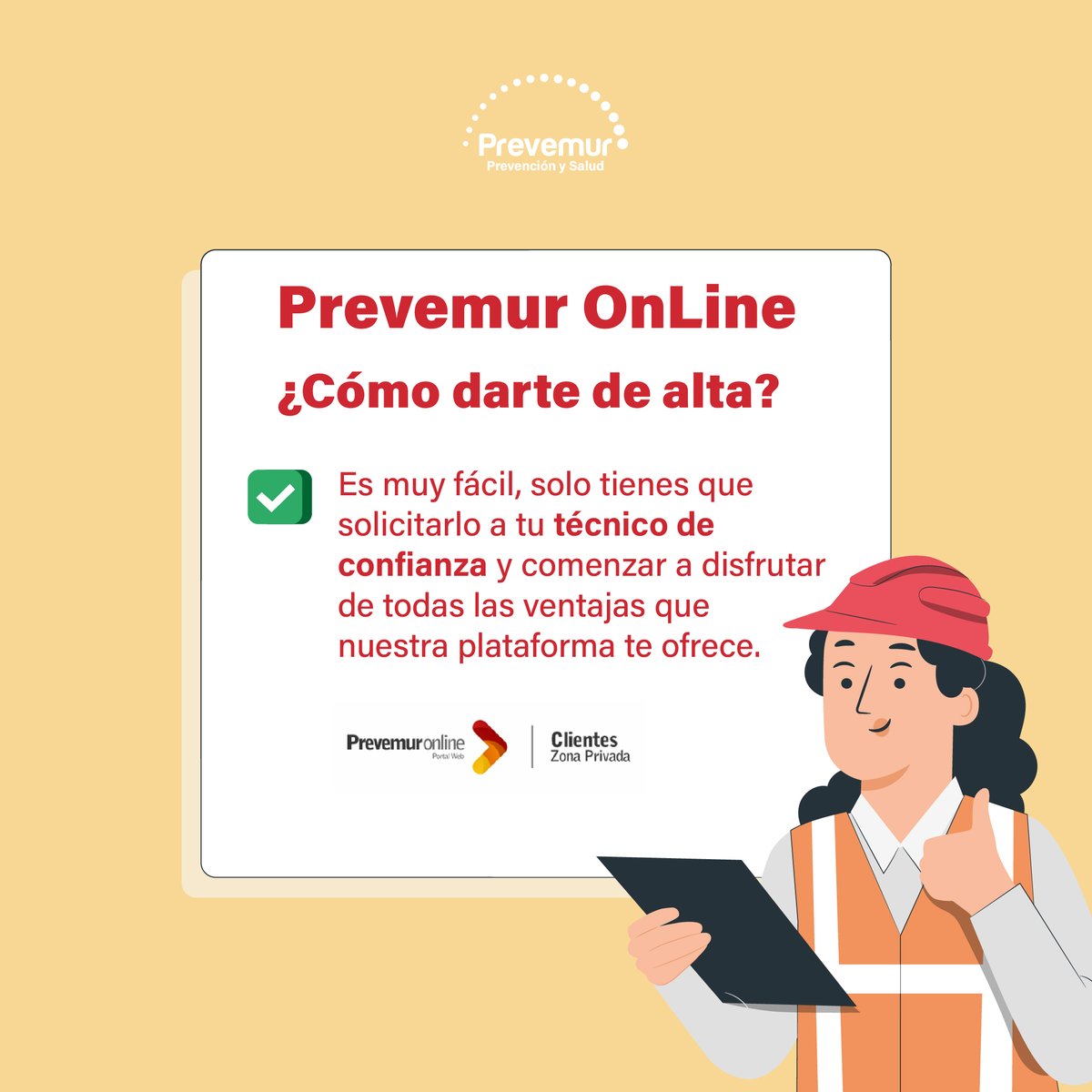 Con Prevemur OnLine, lleva el control de toda la documentación técnico-preventiva y la vigilancia de la salud de forma ágil y sencilla. 

✅Contacta con tu técnico de confianza y comienza a disfrutar de todas las ventajas de la gestión digital.

#PrevemurOnline #SeguridadLaboral