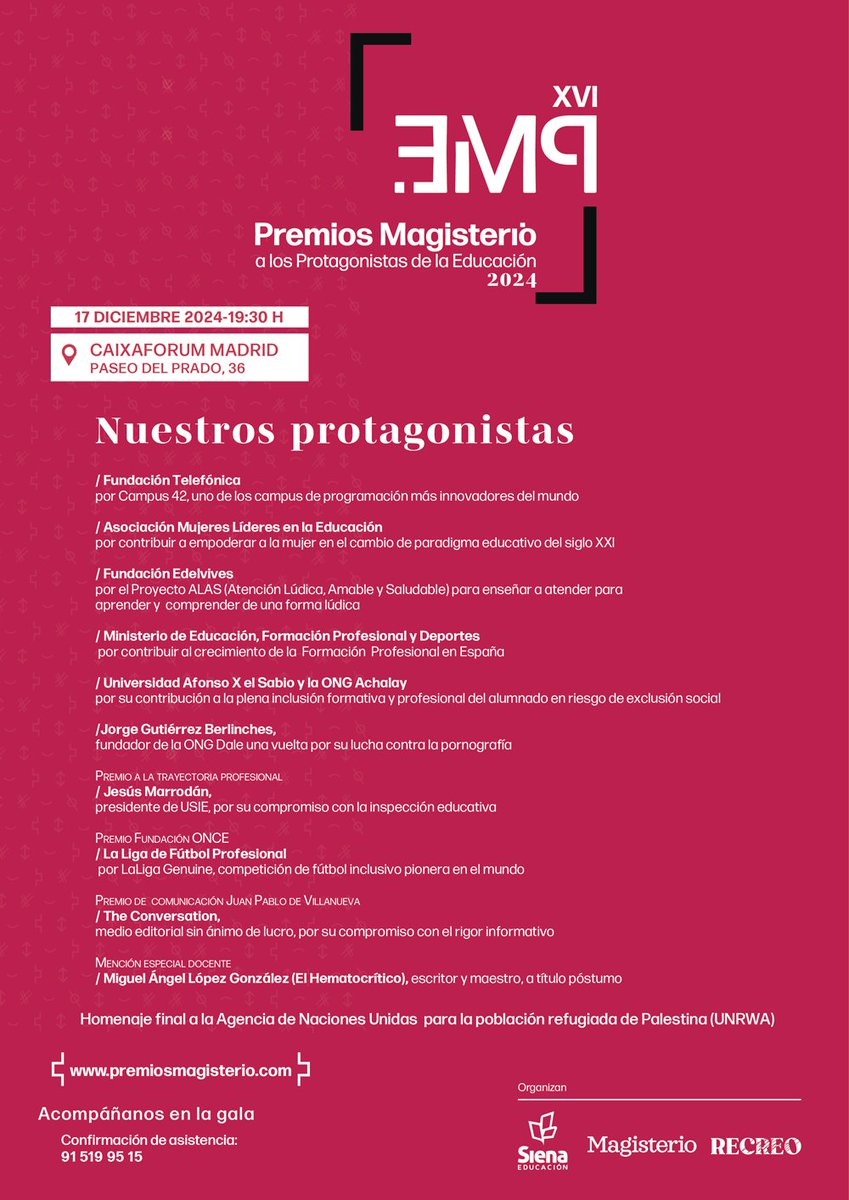 The Conversation ES (@conversation_e) on Twitter photo ¡Nos han dado un premio! 👏🥳
Muchísimas gracias <a href="/Magisnet/">Periódico Magisterio</a> por otorgar a The Conversation el Premio Comunicación Juan Pablo de Villanueva en vuestra XVI edición de los #PremiosMagisterio. Es un honor para nosotros😍 ¡Nos han dado un premio! 👏🥳
Muchísimas gracias <a href="/Magisnet/">Periódico Magisterio</a> por otorgar a The Conversation el Premio Comunicación Juan Pablo de Villanueva en vuestra XVI edición de los #PremiosMagisterio. Es un honor para nosotros😍