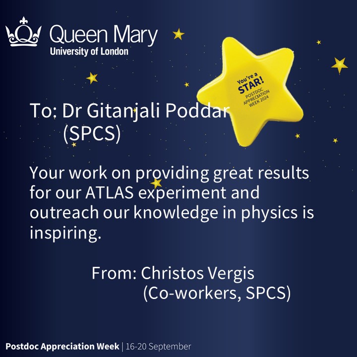 QMUL_ResDev's tweet image. Happy Postdoc Appreciation Week! 
    #QMPAW24 #LovePostdocs @QMULSPCS