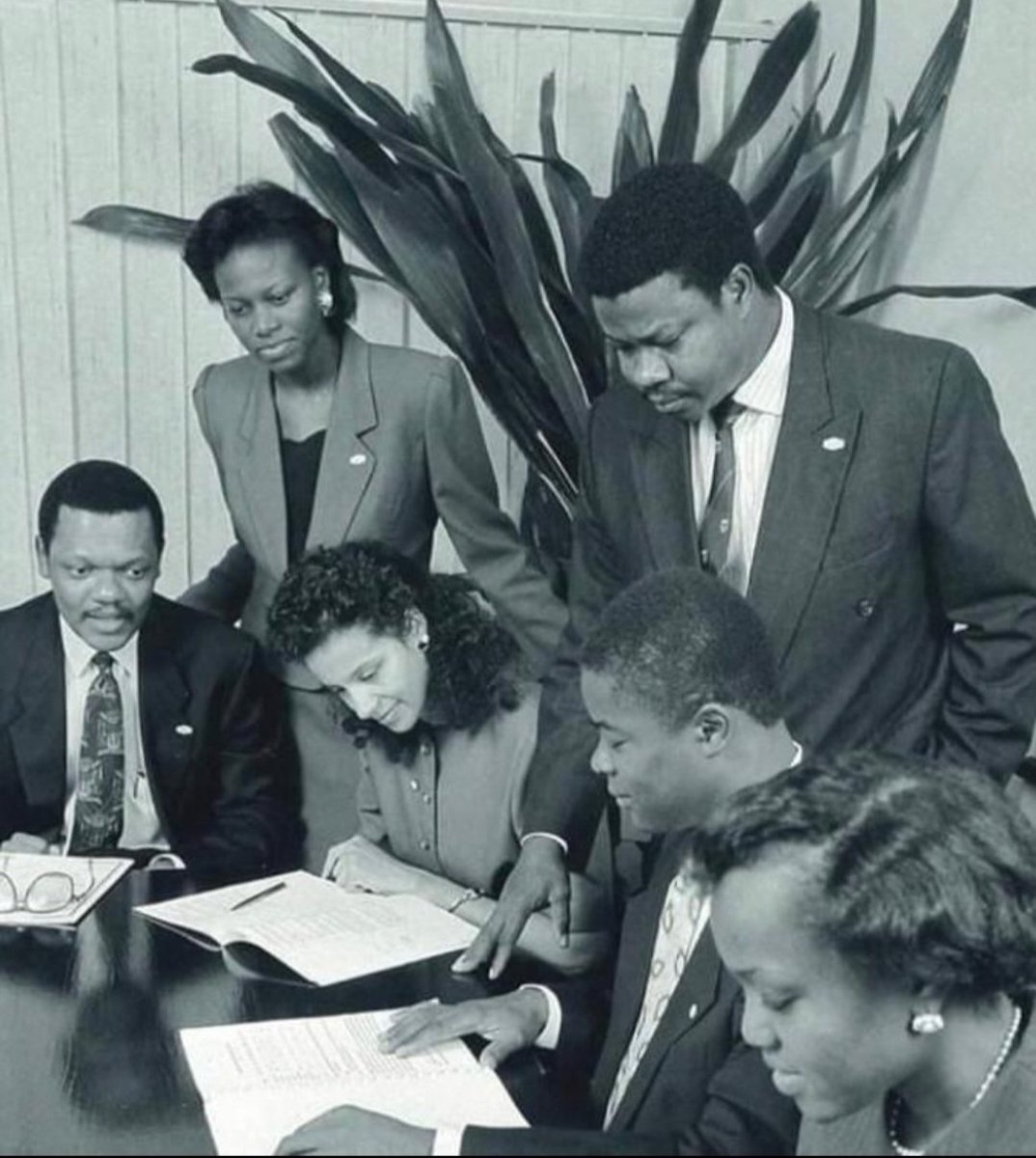 AtedoPeterside's tweet photo. 35 years ago, @SolaDavidBorha was a Manager standing over my  shoulders (See Pix below) when I was the Poineer CEO of @StanbicIBTC. Today she was confirmed as the Chairman of Stanbic IBTC Holdings PLC. We give God the glory. https://t.co/2nmhT6MiUI