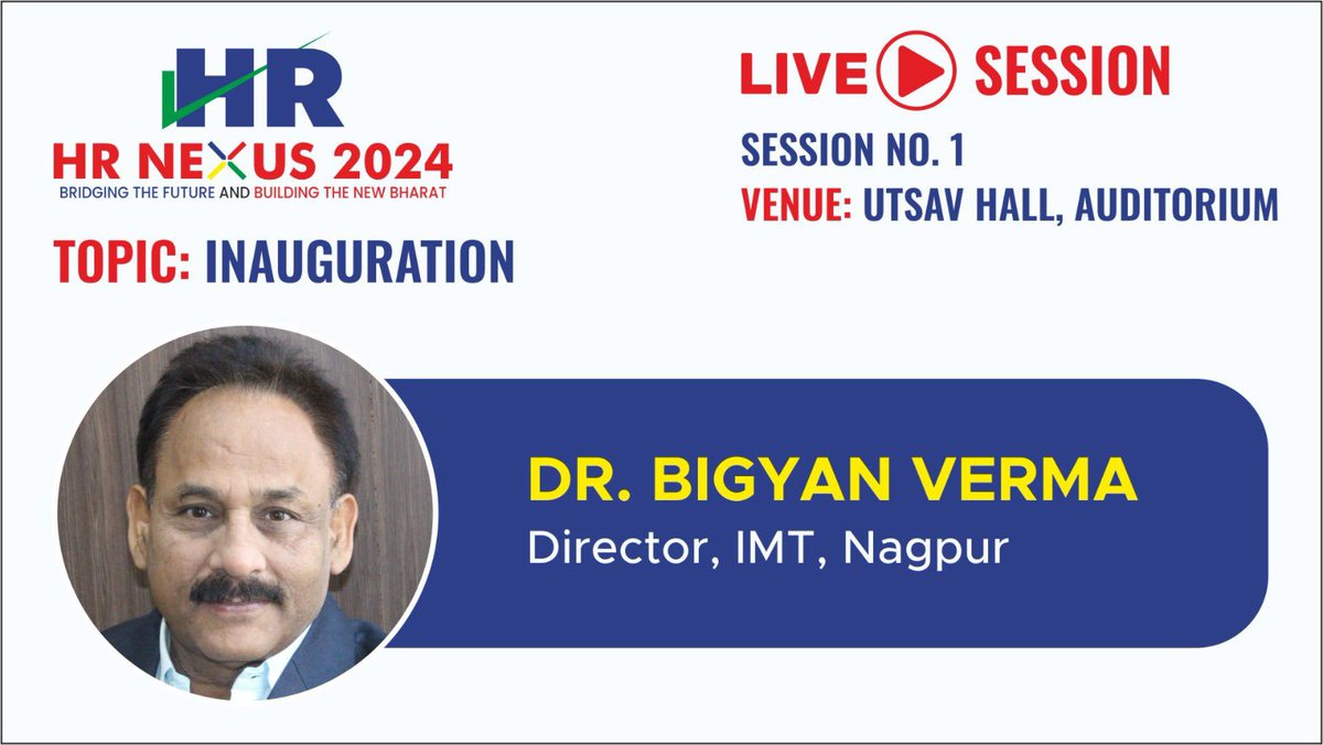 nadpnagpur's tweet photo. ๐ฅ *Inspiring Talk by Dr. Bigyan Verma* ๐ฅ
At #HRNexus2024, Dr. Verma of #IMTNagpur spoke on how data analytics, digital tools, and flexible work models are driving the future of HR.
#NADP #NADPNagpur #MIL #IndiaMunitions #IIMIndore #IIM #HRNexus2024 #IMTNagpur #HRFuture https://t.co/ANDonMuy4r