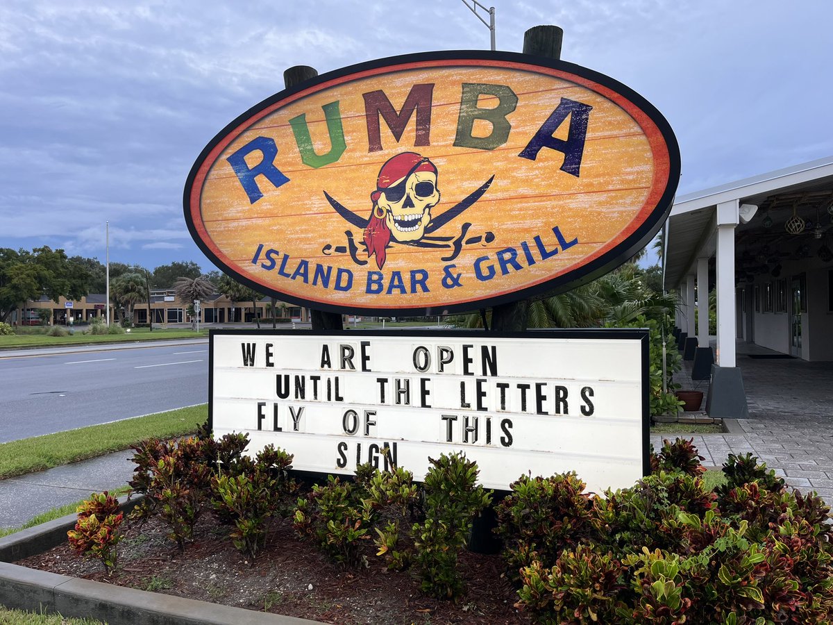 The epitome of #Florida. #HurricaneHelene