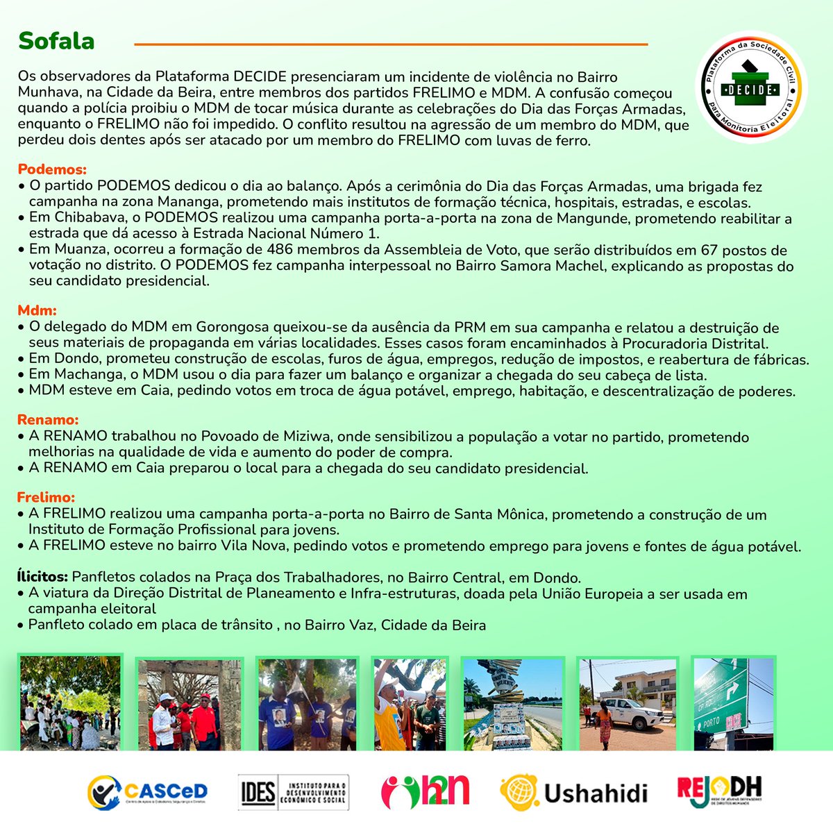 PDecide23's tweet photo. Confira a “Press Release” do 33o dia da campanha eleitoral
#Decideeleicoes24
#IDES
#h2n
#CASCED https://t.co/mdRie0siBf
