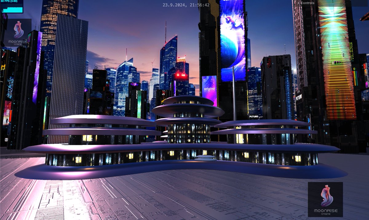 Screengrap from coming Alpha 5 Version of the <a href="/MoonriseEngine/">Moonrise Engine</a>.  Dark City Demo with professional 3D models.  
#Free #MoonriseEngine #3d #threejs #opensource #nodejs #solana $GTAI #blender #3dtool #Blender3d #typescript #javascript #solana $spyro #webGL
<a href="/AmazingIslands/">Amazing Islands World</a>