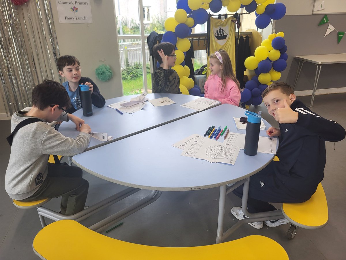 GPS_primary's tweet photo. Thank you to everyone who supported our Cake and Candy, we raised £450 for Macmillan Cancer support 🎂☺️ @Gourockpr https://t.co/dkxQ42mruu