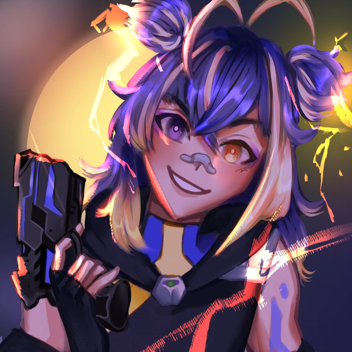 itsmooncraft's tweet photo. small gift for riot’s favorite starboy 💫
comm art by #yssadabest_ 

#AsterBDAY2024 #Arcadiart https://t.co/zxpXPugSJs